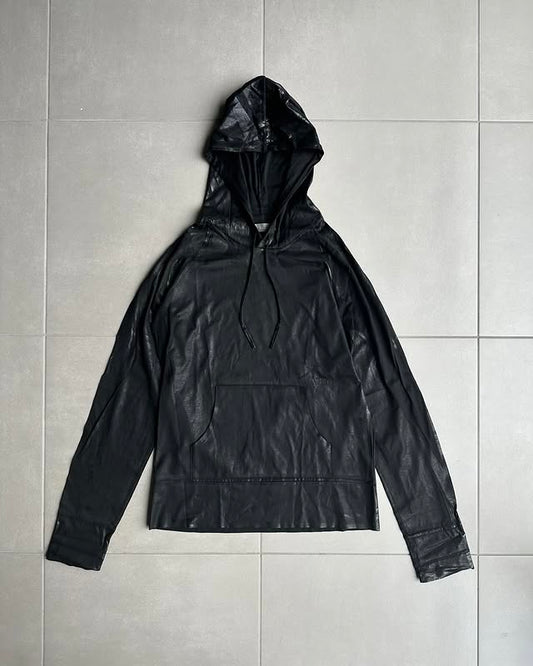 Dior Homme AW03 “Luster” waxed hoodie