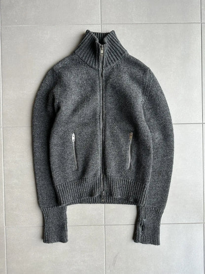 Dior Homme AW04 "Victim Of The Crime" Knit zip up