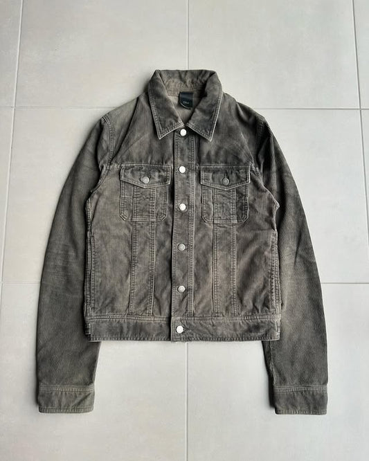 Dior Homme AW04 “Victim of the crime” corduroy trucker jacket