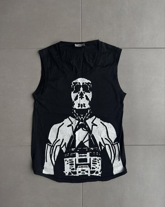 Dior Homme SS04 “strip” sleeveless shirt