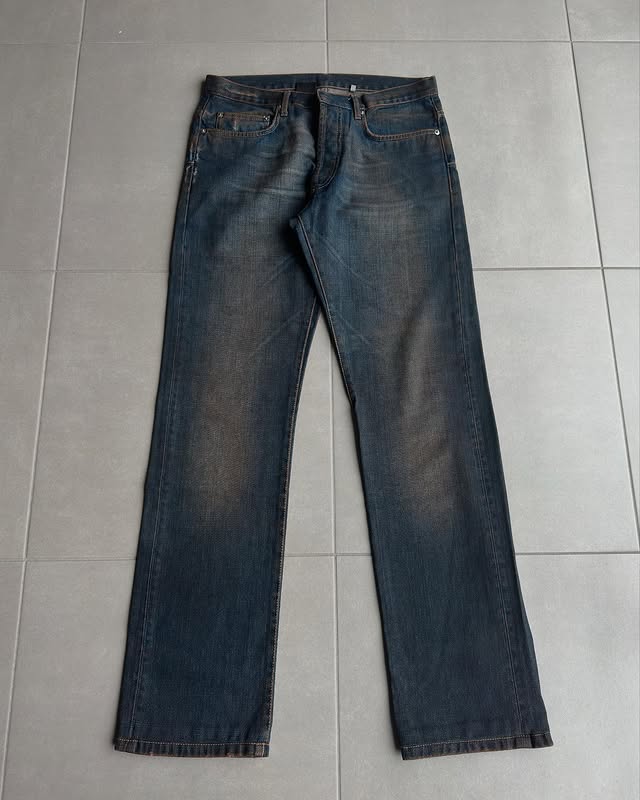 Dior Homme AW05 Rust wash bootcut jean