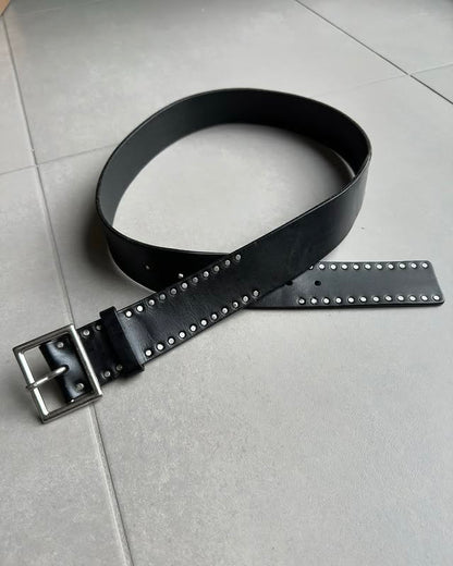 Dior Homme AW06 “These Grey Days” studded calfskin belt