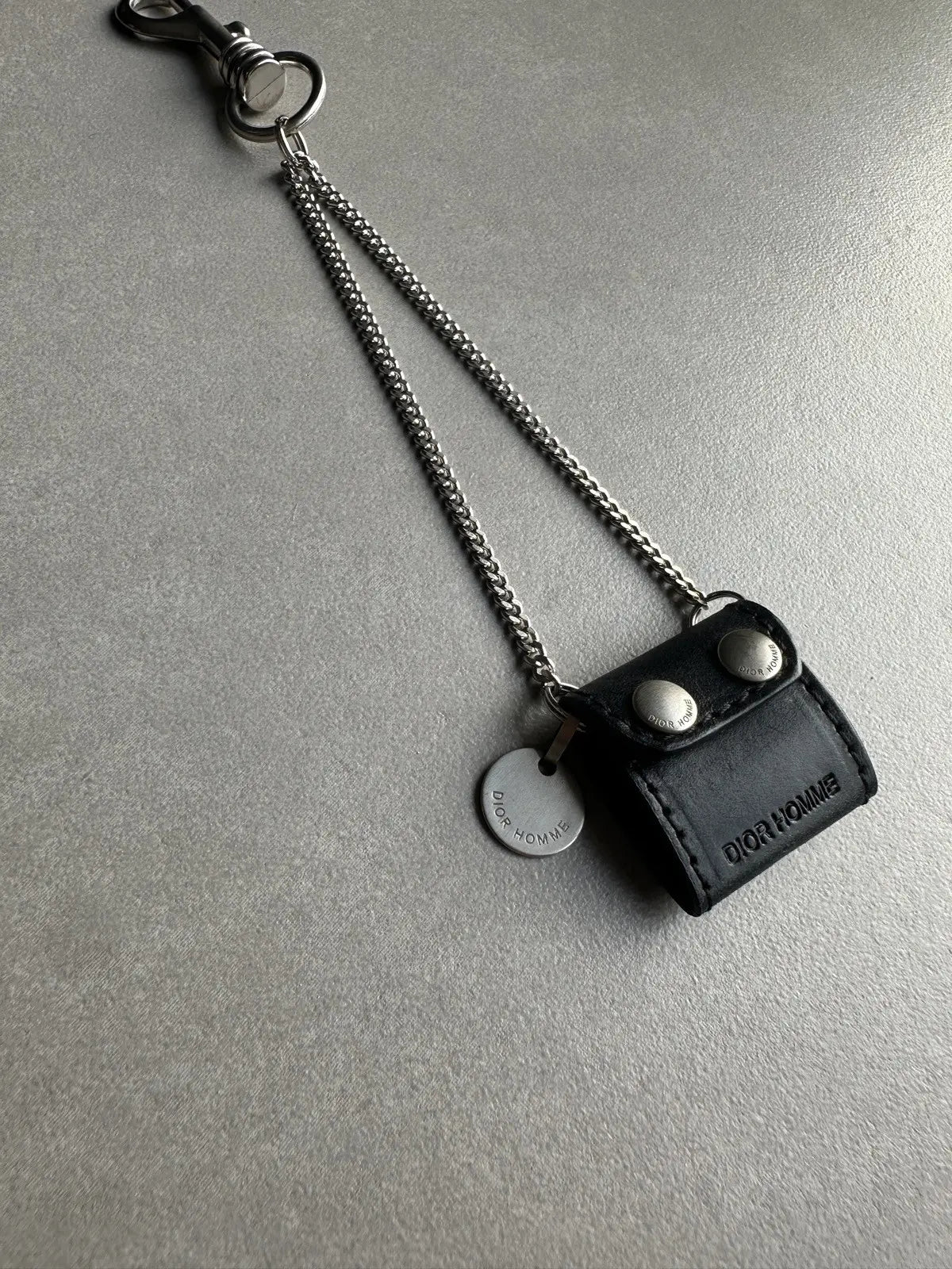 Dior Homme SS06 leather pouch/wallet chain