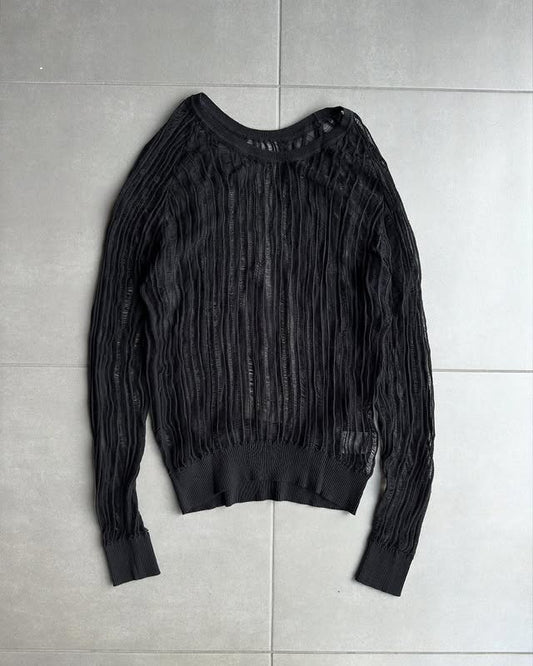 Dior Homme SS07 Long-sleeve mesh shirt