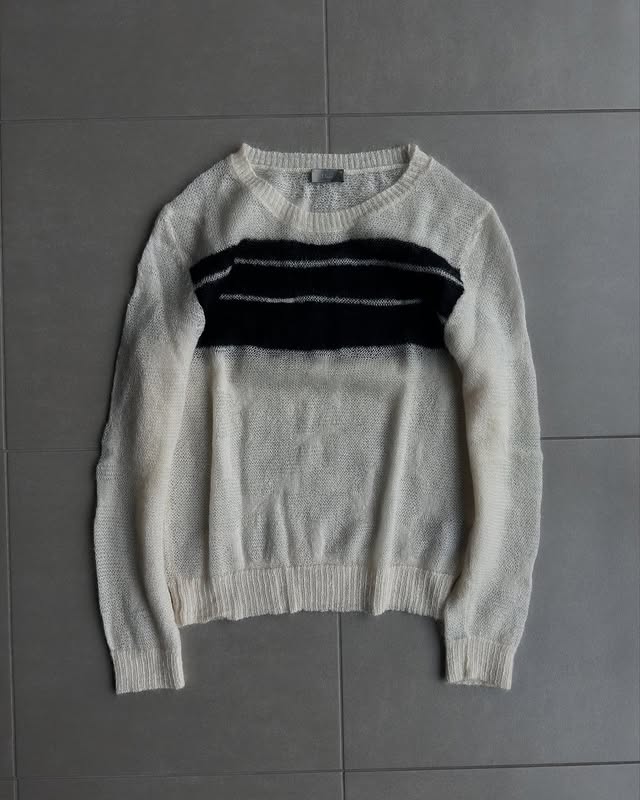 Dior Homme AW07 “Navigate” mohair sweater