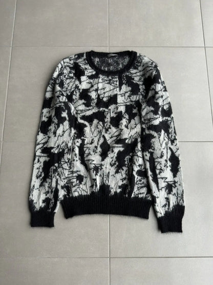 Dior Homme AW07 “Navigate” mohair knit sweater