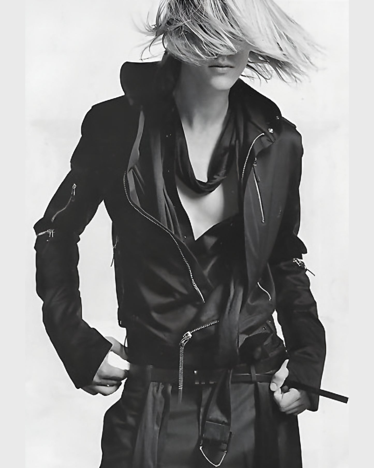 Dior Homme SS03 “Follow Me” leather rider jacket