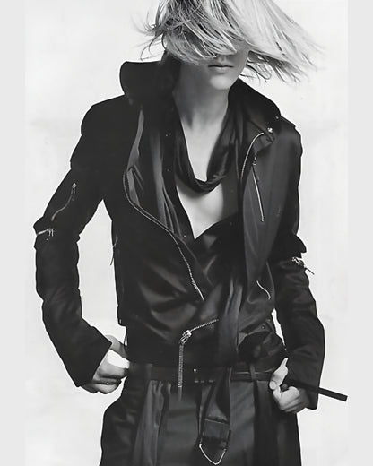 Dior Homme SS03 “Follow Me” leather rider jacket