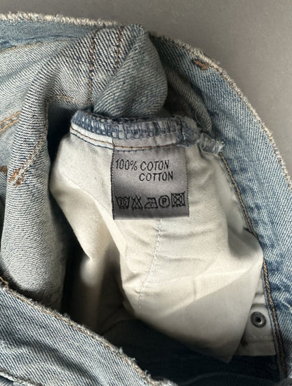 Dior Homme SS06 "The World Was A Mess, But His Hair Was Perfect" crash denim