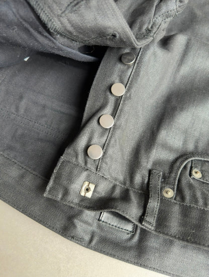 Dior Homme AW07 "navigate" polyurethane wax coated jeans