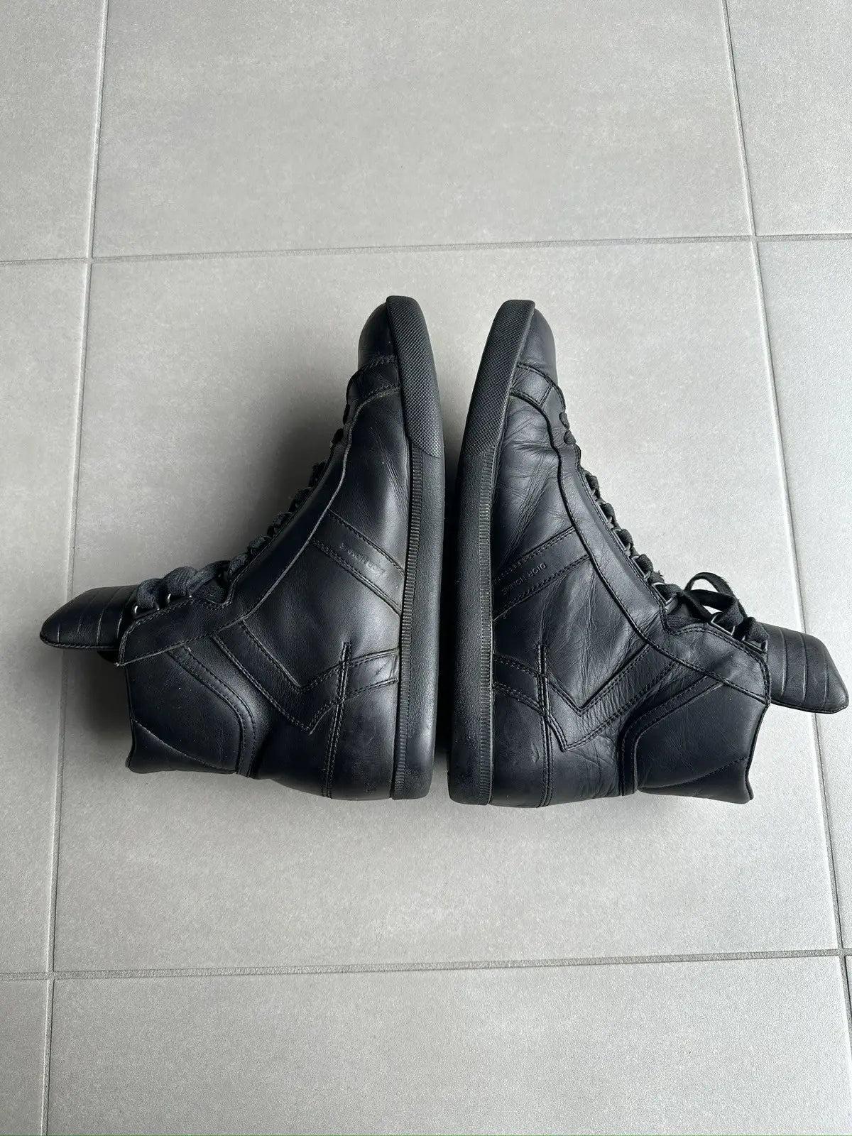 Dior Homme SS04 “Strip” high-top sneakers