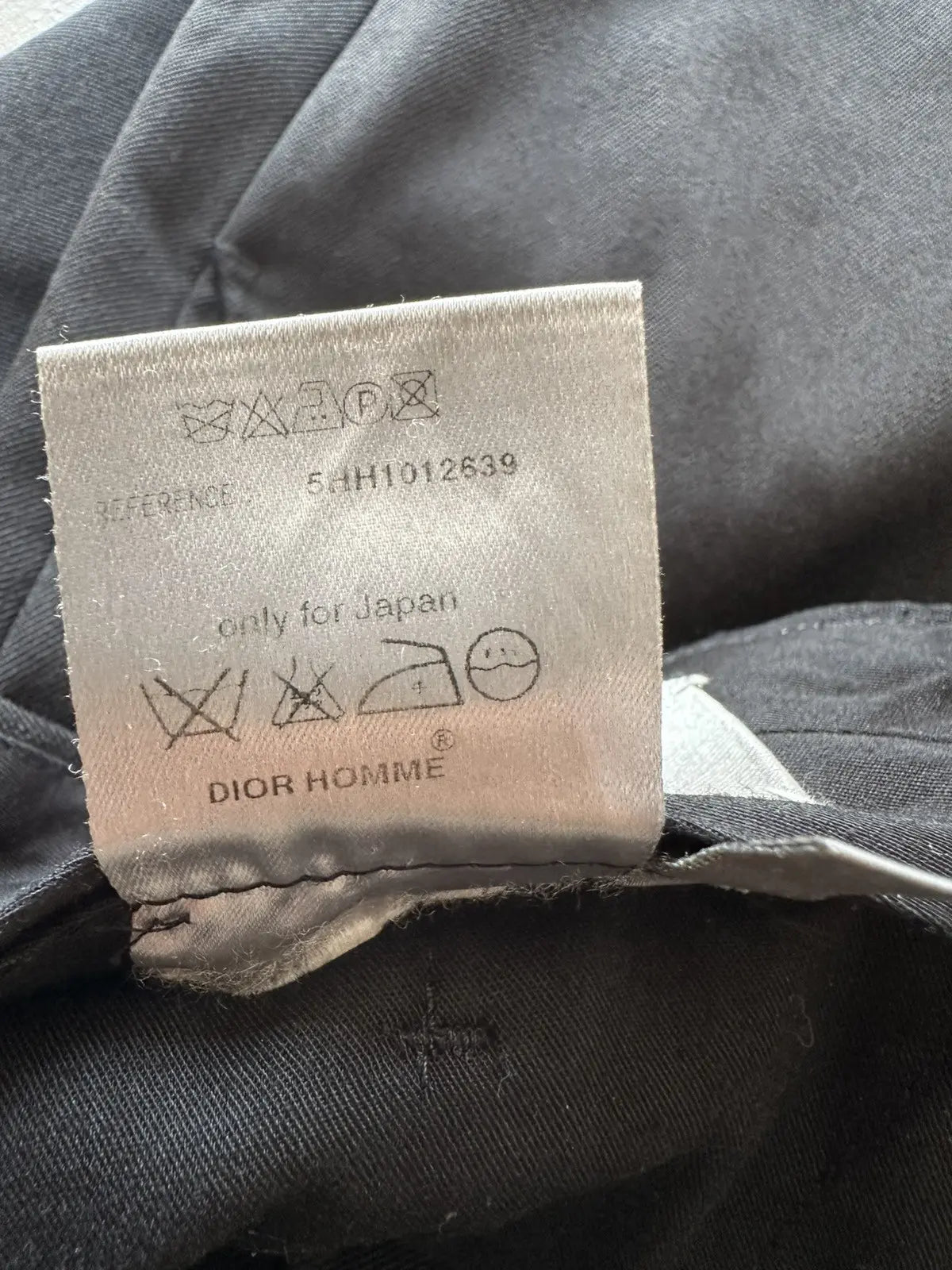 Dior Homme AW05 "in the morning" wool bootcut slacks