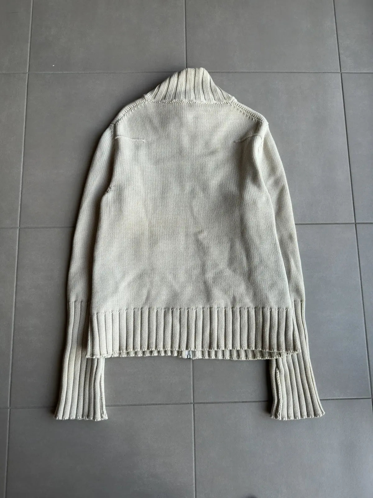 Dior Homme AW02 “Reflexion” merino wool divers knit