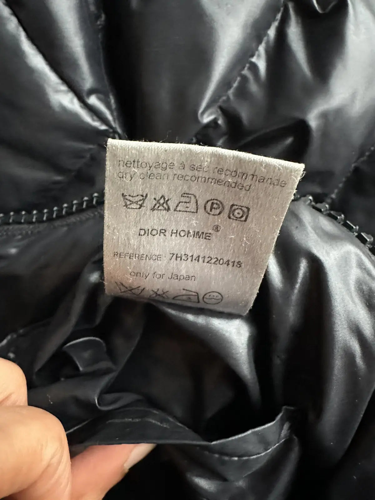 Dior Homme AW07 “Navigate” down puffer jacket