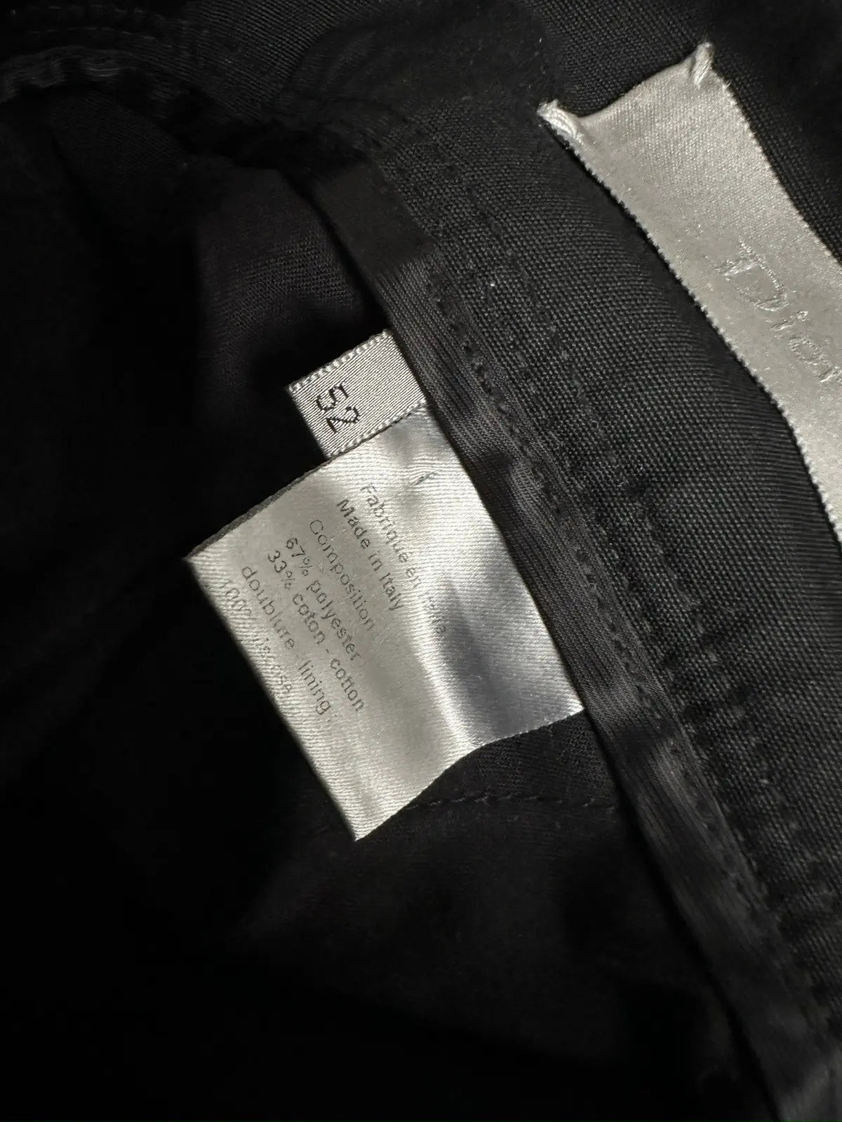 Dior homme AW04 “Victim of the crime” zip trousers