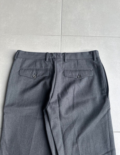 Dior homme AW07 "Navigate" textured wool trousers