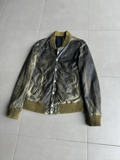 Balmain Homme SS10 Leather Bomber/Teddy jacket