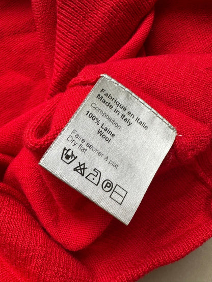 Dior Homme AW07 "Navigate" wool distress turtleneck sweater