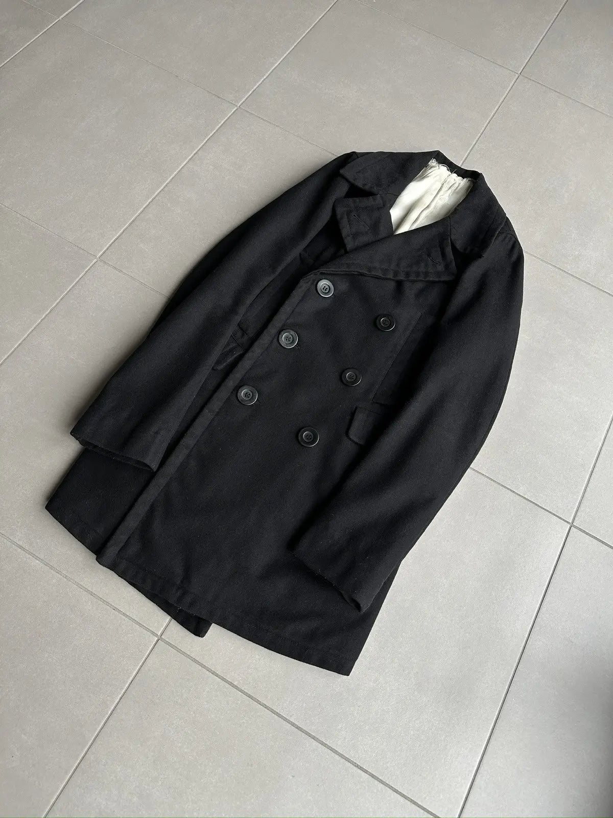 Rick Owens FW08 “STAG” double breasted peacoat