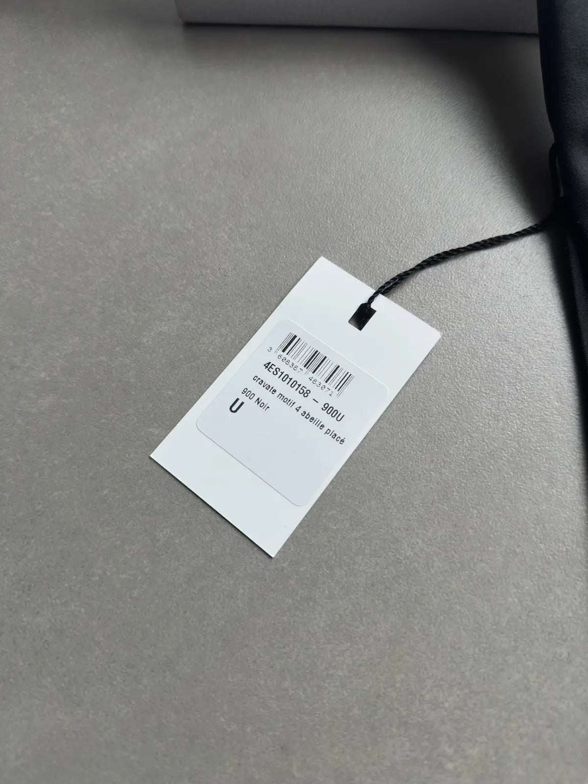 Dior Homme SS04 "Strip" 4 Bee skinny silk tie by