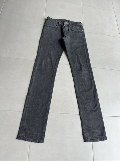 Dior Homme AW07 “Navigate” charcoal black MIJ denim