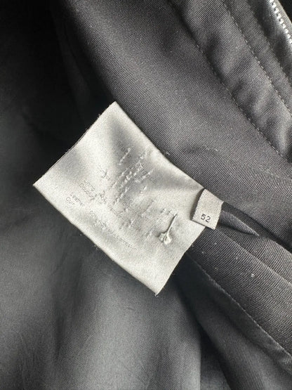 Dior homme AW02 “Reflexion” leather trimmed moto jacket