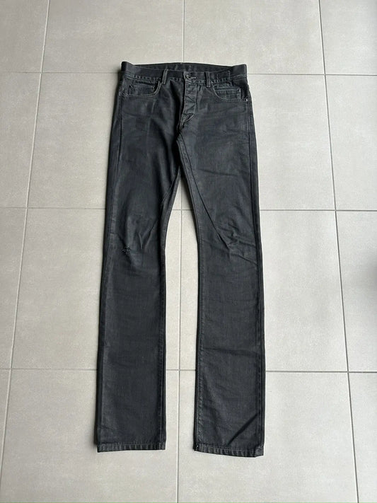 Rick Owens SS09 "STRUTTER" Detroit cut waxed denim