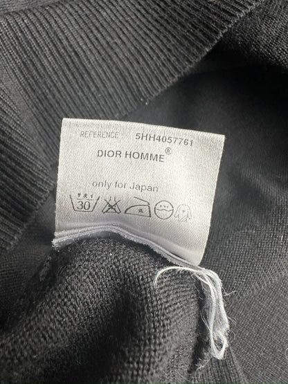 Dior Homme AW05 "in the morning" distressed wool sweater
