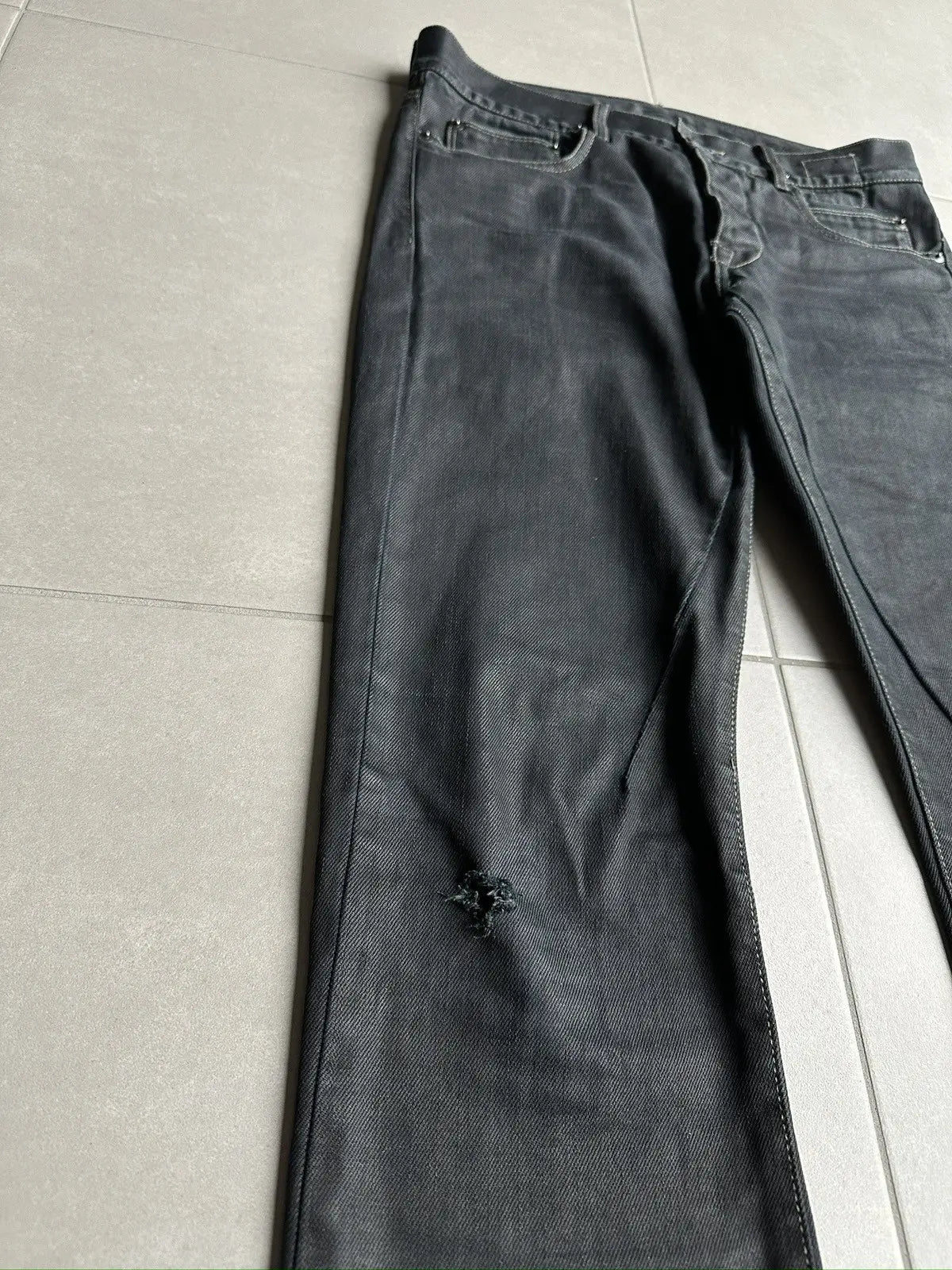 Rick Owens 09SS「STRUTTER」デトロイトカットワックスデニム