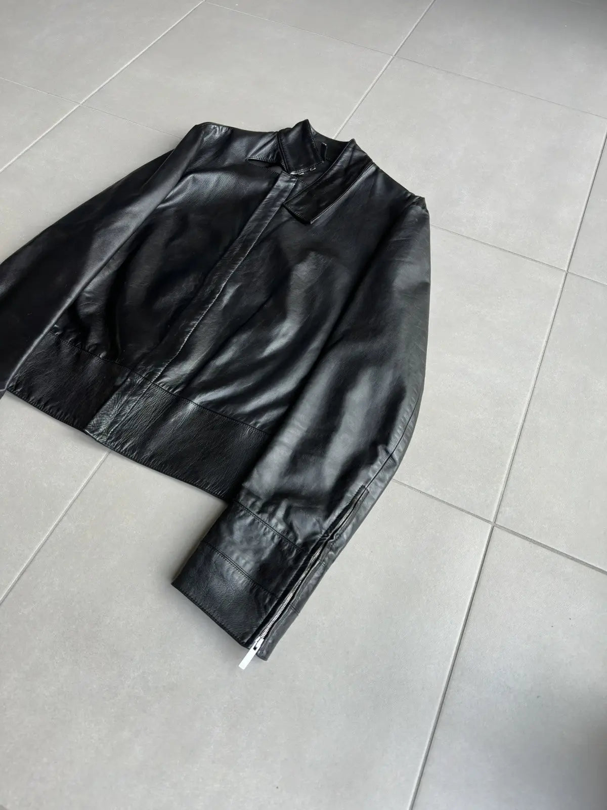 Dior Homme SS02 “Red/Boys don’t cry” lambskin moto jacket