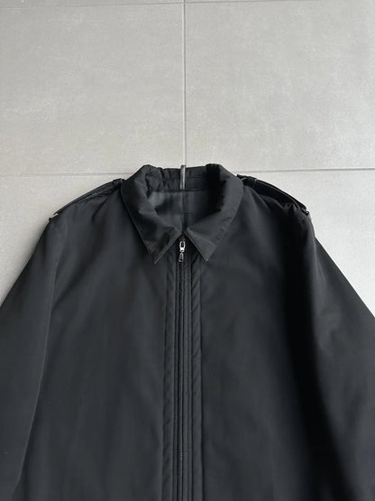 Dior homme AW02 “Reflexion” leather trimmed moto jacket