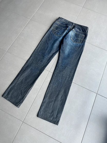 Dior Homme AW07 “Navigate” wax coated denim