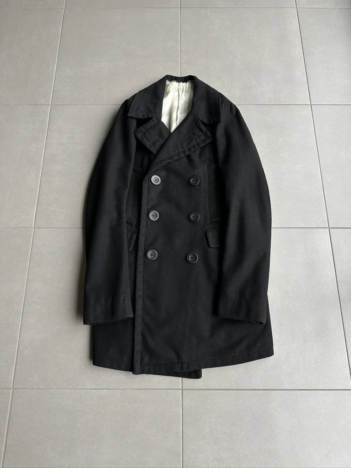 Rick Owens FW08 “STAG” double breasted peacoat