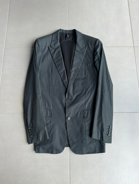 Dior Homme SS04 "strip" peak lapel blazer