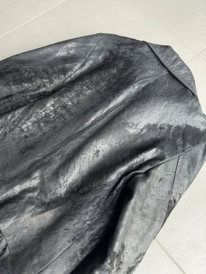 Ann Demeulemeester FW02 raw sheepskin jacket