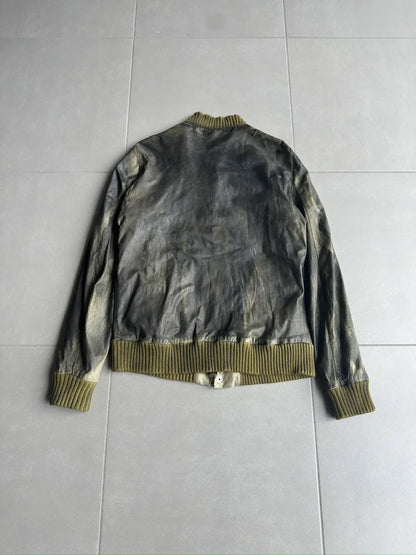 Balmain Homme SS10 Leather Bomber/Teddy jacket