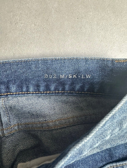 Saint Laurent Paris by Hedi Slimane D02 washed whiskered Blue Denim