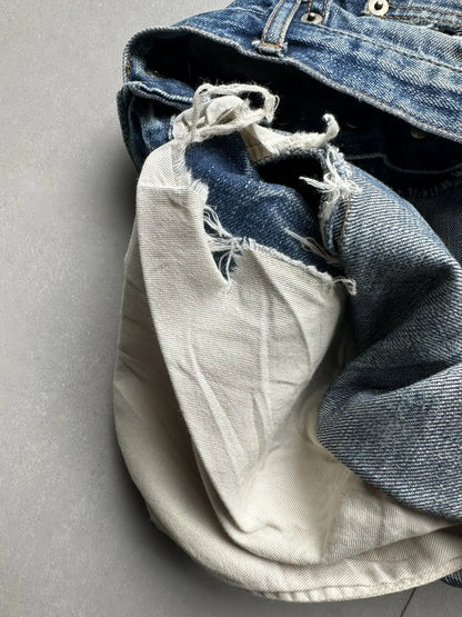 Dior homme SS03 “Follow me” distressed clawmark denim