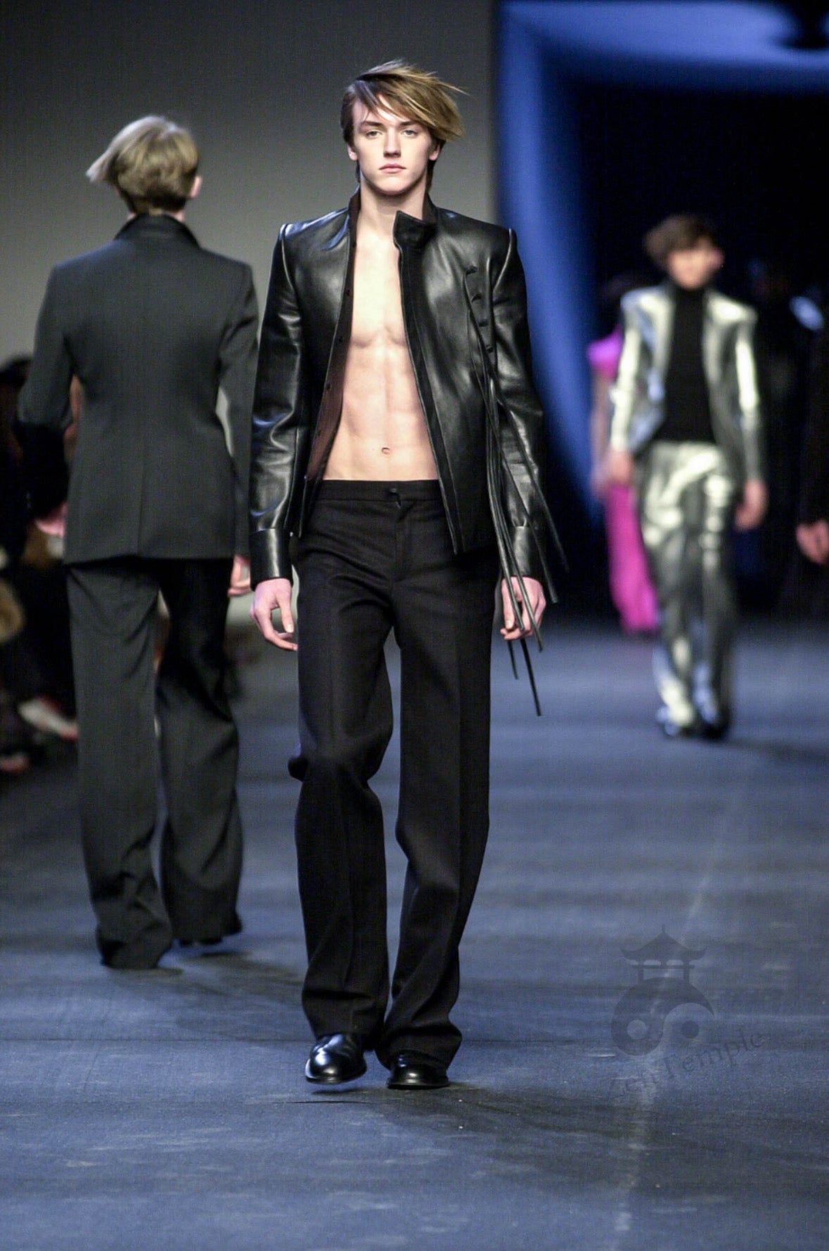 Dior Homme AW01 "Solitaire" straight leg trousers