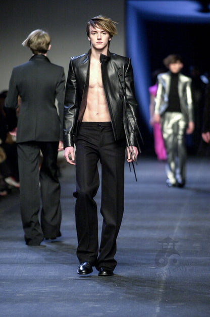 Dior Homme AW01 "Solitaire" straight leg trousers