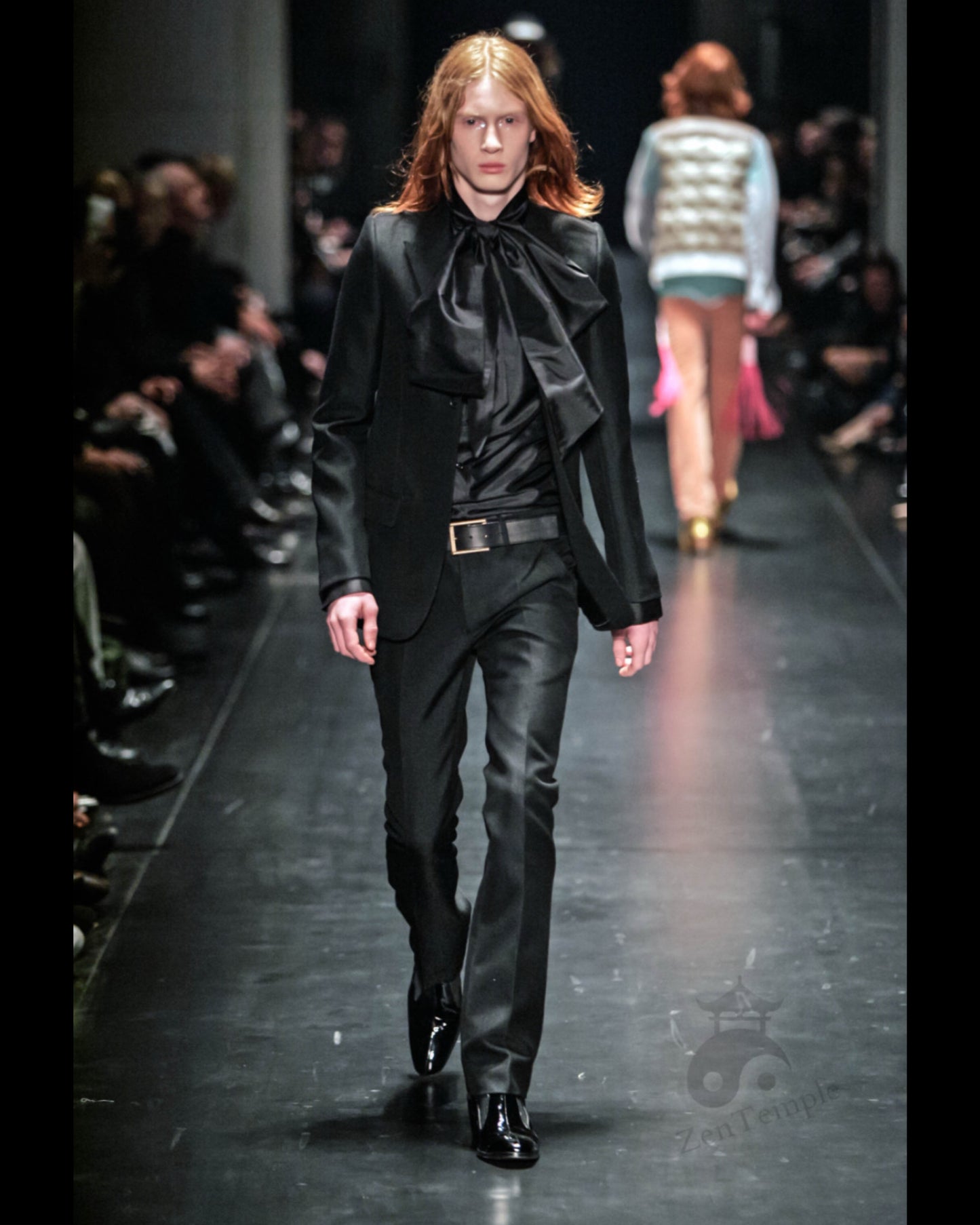 Dior Homme AW05 "in the morning" wool bootcut slacks