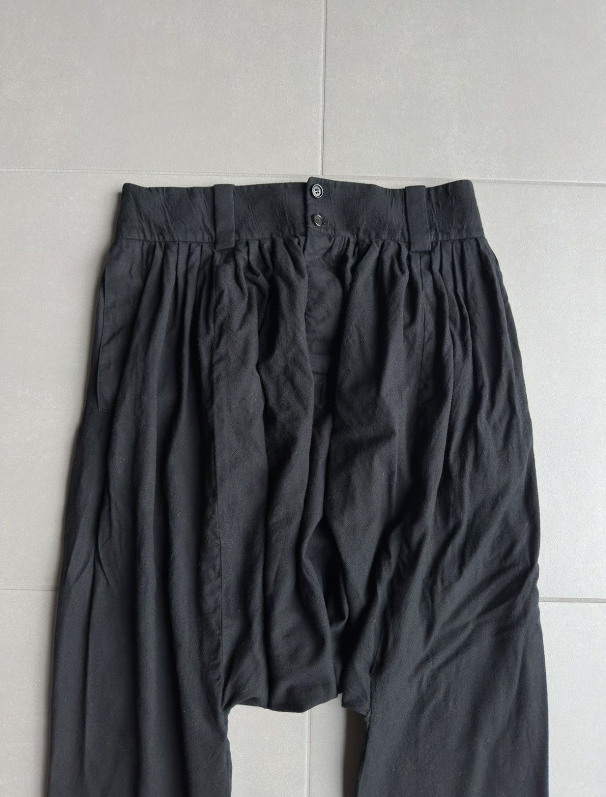Dior Homme AW07 “navigate” sample sarouel trousers