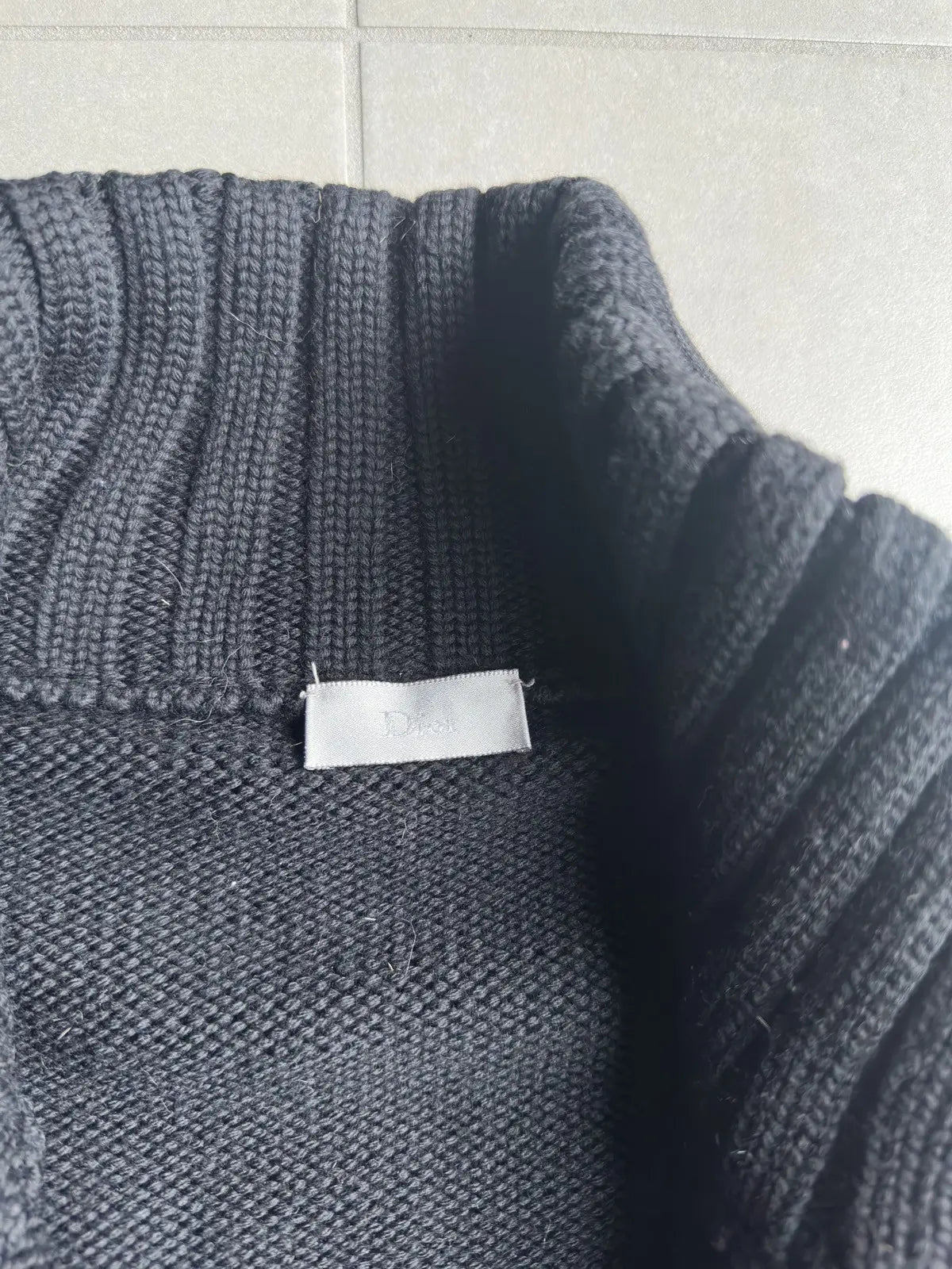 Dior Homme AW02 "Reflexion" multi zip divers knit