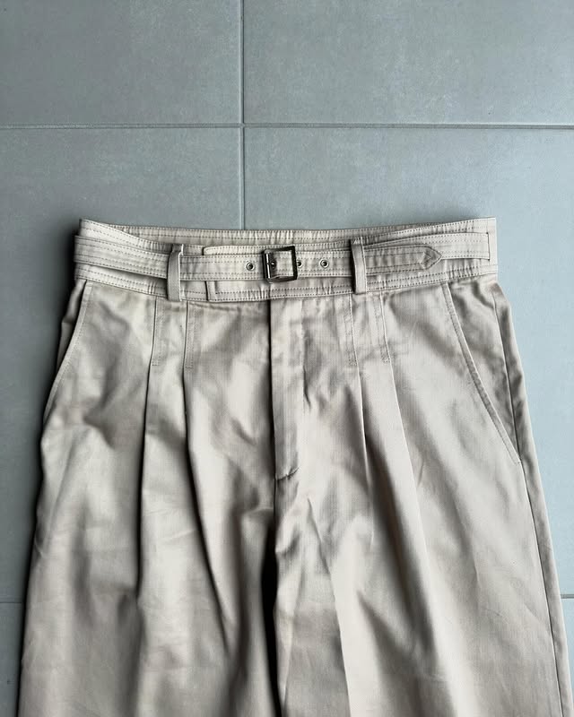 Dior Homme sample SS07 “we look good together” wide trousers