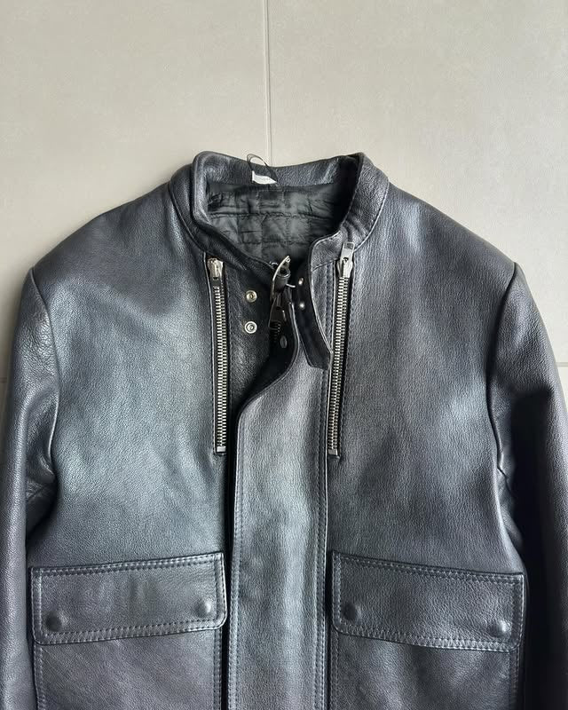 Dior Homme AW07 “Navigate” padded leather jacket