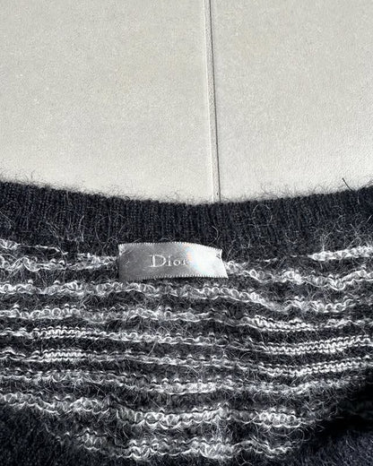 Dior Homme AW07 “Navigate” striped mohair knit