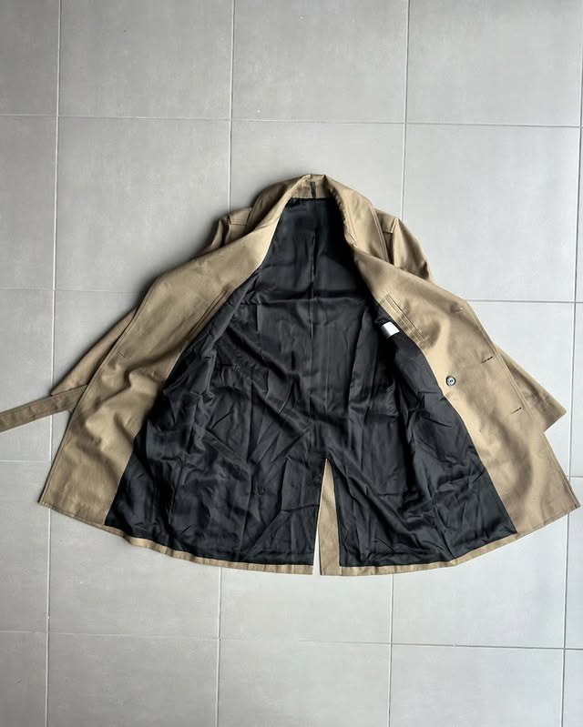 Dior Homme SS05 belted trench coat