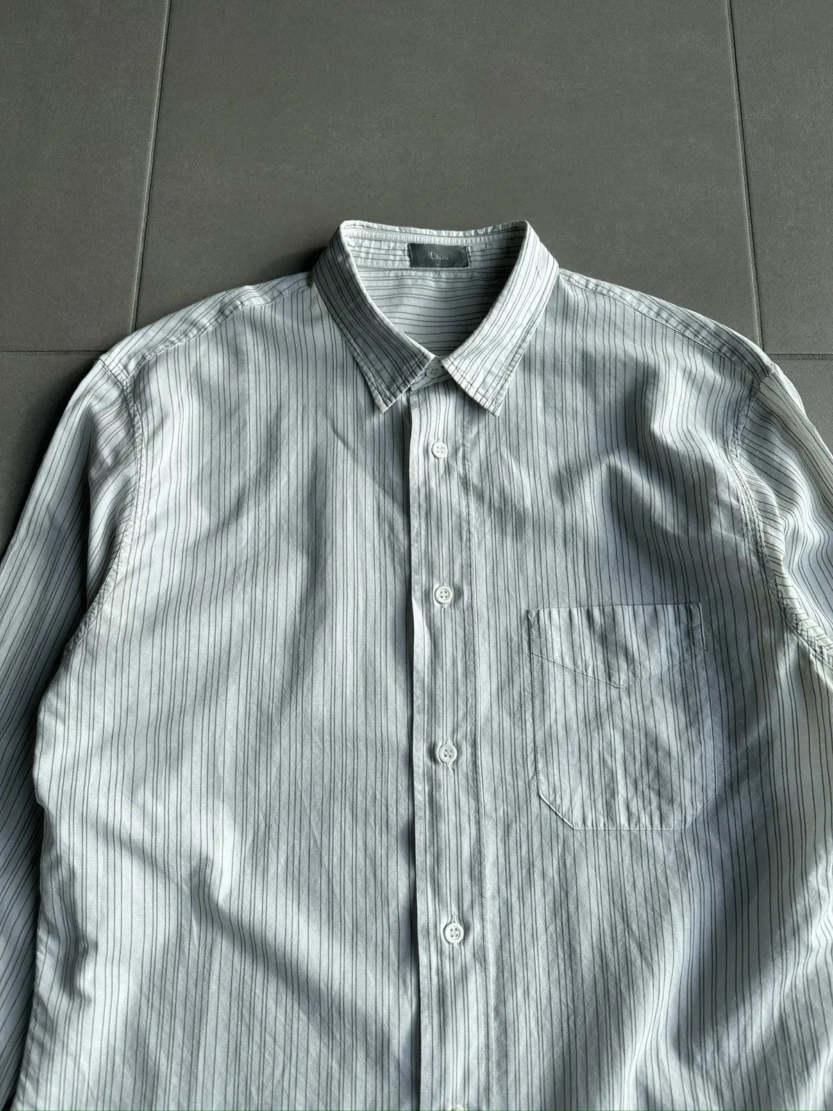 Dior Homme SS05 "BECK/Untitled"ストライプホワイトシャツ