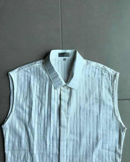 Dior Homme AW01 “Solitaire” sleeveless button up