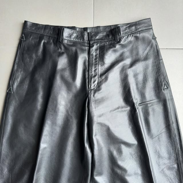 1/1 sample Dior Homme SS03 “Follow Me” lamb skin wide trousers